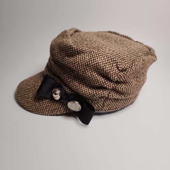 Magid Hats Women's Layered Cadet Newsboy Cap, Size M/L - Picture 2 of 7